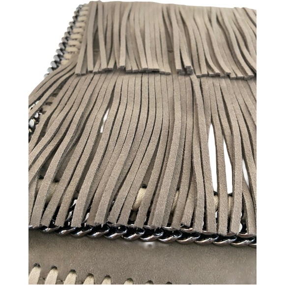 STELLA MCCARTNEY Falabella Vegan Fringe Clutch - Picture 2 of 15